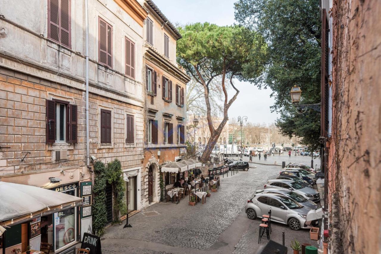 Cozy Entire Apt Close To Piazza Trilussa Roma Exterior foto